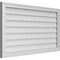 Ekena Millwork Vertical Surface Mount PVC Gable Vnt: Non-Functional, w/2"W x 1-1/2"H, Brickmould Frame, 42"W x 24"H GVPVE42X2402SN - alternate 2